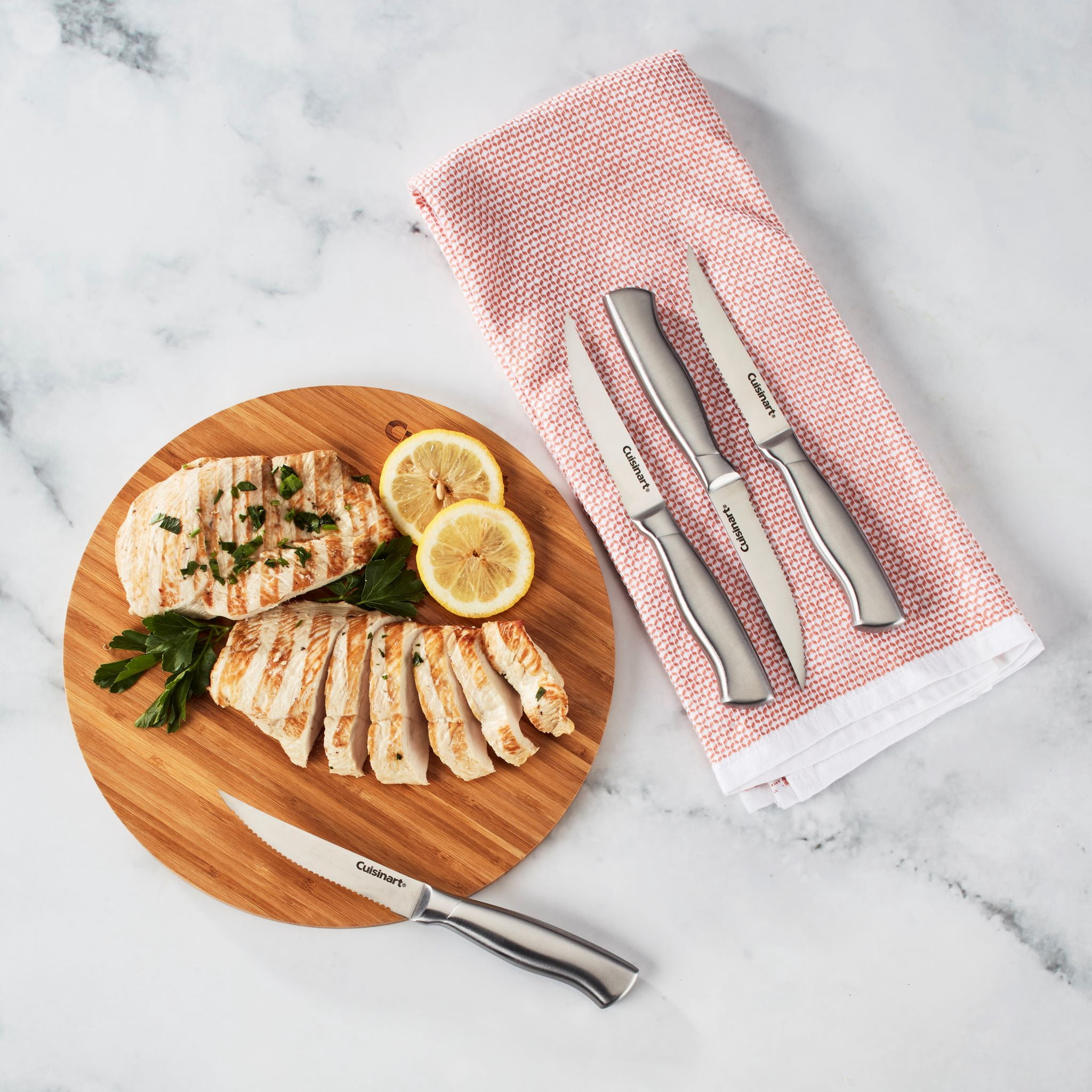 Cuisinart Stainless Steel: 4-Piece Steak Knife Set, C77SS-4SK3