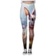 thumbnail image 1 of MKLEKYY Leggings deportivos push up para mujer, leggings de entrenamiento a la moda para mujer, pantalones con estampado de Pascua y bloques de color, leggings suaves y elásticos, 1 of 4
