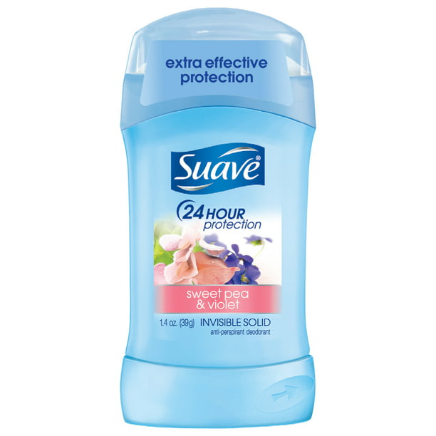 Suave Sweet Pea and Violet Antiperspirant Deodorant, 1.4 oz