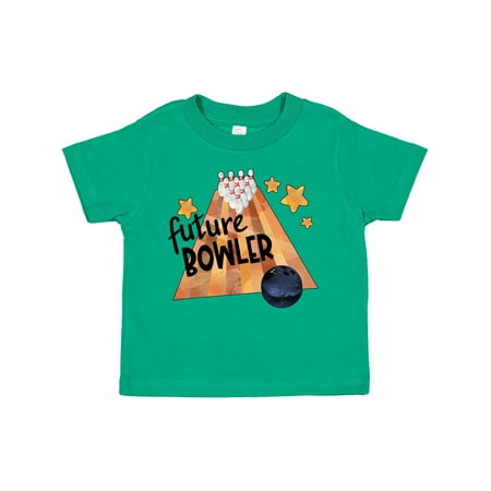 

Inktastic Future Bowler Bowling Ball and Pins Gift Toddler Boy or Toddler Girl T-Shirt