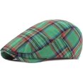 thumbnail image 2 of CoCopeaunts Newsboy Cap Unisex Cotton Plaid Berets Cap Flat Ivy Cap Adjustable Newsboy Hats for Men Women Casual Outdoor Sunhat, 2 of 8