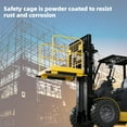 thumbnail image 6 of 36'' x 36'' Forklift Safety Cage, Forklift Man Basket  Foldable Forklift Work Platform for 1-2 People, 6 of 9