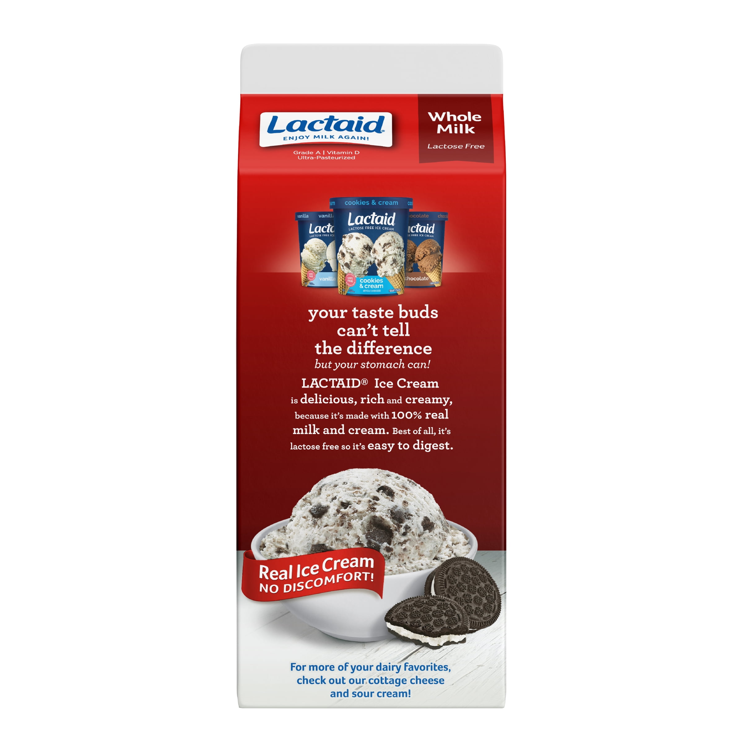 Lactaid Whole Milk, 64 oz