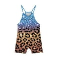 thumbnail image 4 of Nrmvnmi Girls Summer Sleeveless Casual Romper Spaghetti Strap Shorts Jumpsuit With Pockets, 4 of 5