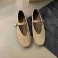 thumbnail image 3 of 2024 zapatos planos para mujer, mocasines retro Mary Janes con punta cuadrada, hebilla de cinturón para mujer, moda informal de otoño, zapatos para mujer 2024, 3 of 5