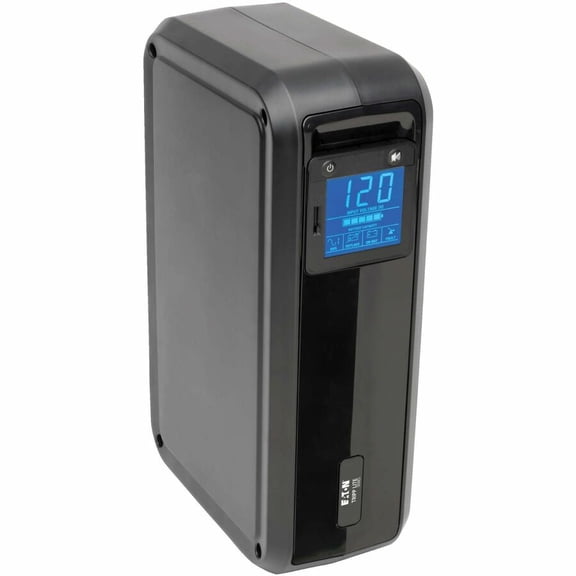 Tripp Lite SMART1000LCD Tower 1000W 120V Uninterruptible Power Supply with USB, 8-Outlets, 6' Cord