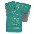 thumbnail image 1 of Inkdotpot Real Gold Foil Happy Diwali Tags Favor Hang Paper Tags 100 Pack, 1 of 1