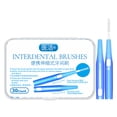 thumbnail image 1 of 30pcs Toothpick Interdental Brushes Tooth Flossing Head Oral Hygiene Brush Optional Sizes, 1 of 8