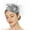 Gray, variant on Women Veils Vintages Fascinator Headwear Fashion Bridal Wedding Headbands for Wedding and Cocktail Attires