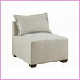 thumbnail image 2 of Modern 100% Polyester Armless Chair for Living Room - Modular Customizable Sectional Piece with Removable Pillow, 2 of 12