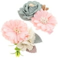 thumbnail image 1 of OULII 2pcs Hair Barrettes Assorted Color Plastic for Teens Evening Style, 1 of 6