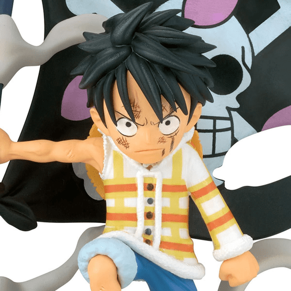 One Piece World Collectable Figure WCF Log Stories Monkey D. Luffy Collectible PVC Figure