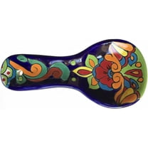 Fine Crafts Imports Rainbow Talavera Ceramic Spoon Rest