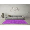 thumbnail image 3 of Ahgly Company Indoor Square Oriental Pink Industrial Area Rugs, 4' Square, 3 of 4
