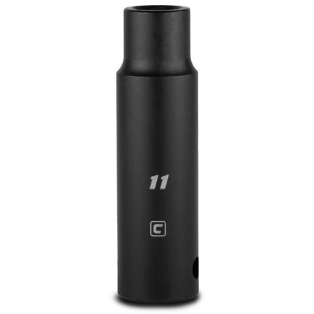 UPC: 0886352552110 | Capri Tools 11 mm Deep Impact Socket  1/2-Inch Drive  6-Point  Metric