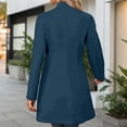 thumbnail image 7 of DHFJKG Jackets For Women Trench Coat Long Sleeve Button Down Mediun Length Slim Fit Overcoat Timeless Solid Color Versatile Outerwear, 7 of 7
