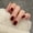 R306, variant on 24Pcs Short Square Head Nails Set Press on 3D Gilding Red Heart Design Fake Nail Reusable Artificial Full Cover False Nails Tips