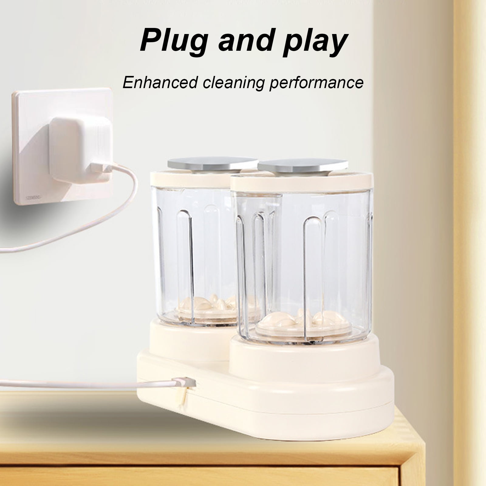 3L Portable Washing Machine, Mini Washer, Mini Laundry Machine with Twin Tub, Deep Cleaning of Underwear and Socks, Suitable for Homes, Apartments, Dorms, Hotels, Traveling