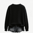 thumbnail image 4 of Women's Salem Broom Company Printed Sweatshirt Halloween Salem 1692 Spooky Season Shirts Crewneck Hocus Pocus Pullover Tops Complexion XL, 4 of 4