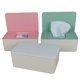 thumbnail image 2 of Dispensador de toallitas húmedas Caja de almacenamiento de pañuelos a prueba de polvo Caja Dispensador de toallitas húmedas Soporte con tapa, 2 of 2