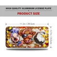 thumbnail image 2 of American Pig and Cow and American Eagle License Plate, Car Front License Plates with 4 Holes, Metal Car Plate, Novelty License Plate, 6 * 12 inches, 2 of 14