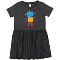 thumbnail image 3 of Inktastic Cute Robot, Colorful Robot, Funny Robot, Robotics Girls Toddler Dress, 3 of 5