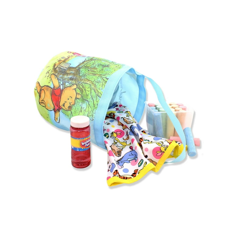 Winnie the Pooh Kids Collapsible Nylon Gift Basket Bucket Toy Storage Tote Bag 61CT07YT