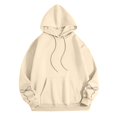 thumbnail image 5 of Fashion Hoodie for Womens Plus Size Pullover Casual Printed Round Neck Long Sleeved Loose Hooded Sweatshirts, 5 of 5