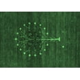 thumbnail image 1 of Ahgly Company Indoor Rectangle Abstract Emerald Green Contemporary Area Rugs, 8' x 12', 1 of 4
