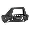 thumbnail image 2 of ARIES 2082046 TrailChaser Black Aluminum Front Bumper with LED Lights and Winch Mount, Select Jeep Wrangler JK Fits select: 2008,2015-2017 JEEP WRANGLER UNLIMITED, 2 of 2