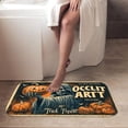 thumbnail image 4 of 1pc Halloween Skull with Pumpkin Absorbent Non-Slip Bathroom Thickened Flannel Rug Decor,Soft,Quick Drying,Suitable For Indoor/outdoor Use,Bathrooms,Bedrooms,Kitchens,Terrace,Laundry Rooms,16"x24", 4 of 9