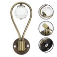 thumbnail image 3 of 1 Pair Zinc Alloy Crystal Curtain Wall Hooks Curtain Wall Hanger for Home Hotel, 3 of 3