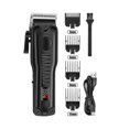 thumbnail image 1 of Cortapelos eléctrico para hombre, recortador de pelo inalámbrico con carga rápida USB, ligero y fácil de transportar., 1 of 5