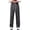 Dark Gray, variant on Womens Drawstring High Waist Wide Leg Jeans Loose Casual Pull On Pants Solid Color Elastic Waisted Denim Trousers Summer Bottoms with Pockets