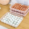 thumbnail image 6 of Deviled Egg Containers with Lid, 34-Grid Egg Holder for Fridge, Stackable Clear Egg Container for Refrigerator Storage, BPA-Free Egg Storage Box for 34 Eggs, Fridge Organizer Tray for Kitchen, 6 of 8