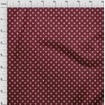 thumbnail image 4 of oneOone Cotton Silk Maroon Fabric Random Sewing Material Print Fabric By The Yard 42 Inch Wide, 4 of 5