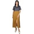 thumbnail image 6 of Bimba Womens Long Shirt Dress With Collar Full Length Casual Maxi Dresses, 6 of 8