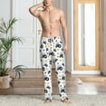 thumbnail image 2 of Susaid Tractor And Vehicle Print Mens Pajama Pants Set Sleep & Lounge Pants, PJ Bottoms with Pockets and Button Fly-Large, 2 of 6