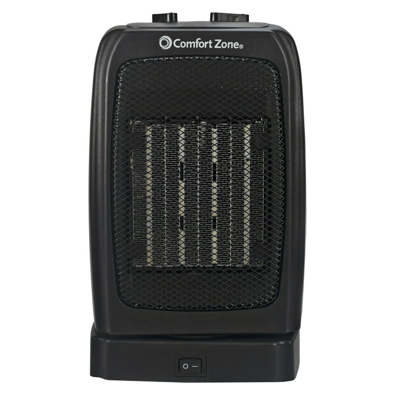 Comfort Zone 1,500-Watt Energy-Save Oscillating Ceramic Heater