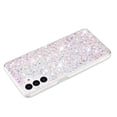 thumbnail image 4 of For Samsung Galaxy A25 5G Case,Cute Glitter Bling Twinkle Stardust with Drop Protection Shockproof Soft TPU Slim Flexible Phone Case Girls/Women Protective case for Samsung A25 5G,White, 4 of 6