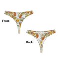 thumbnail image 3 of Fotbe Ducks and Flowers Tanga Sin Costuras para Mujer con Estampado – Panties Invisibles, Transpirables y Cómodos para Uso Diario-4X-Large, 3 of 6