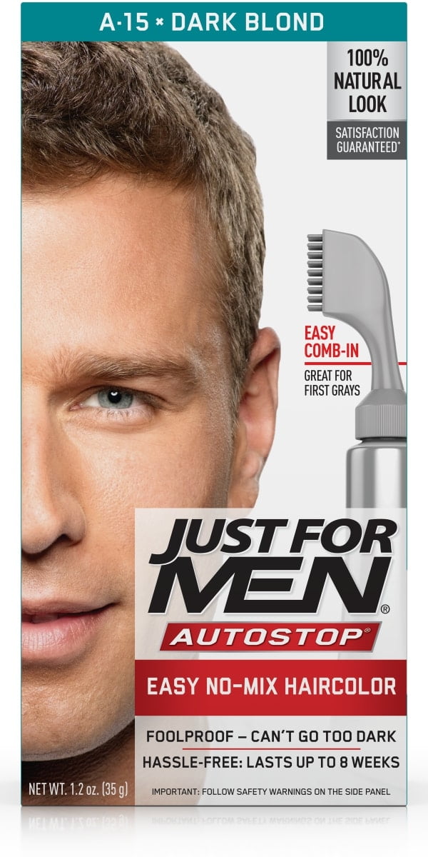Just For Men Hair Color Just For Men AutoStop, Easy No Mix Men's Hair Color with CombIn Just For Men Hair Color Just For Men AutoStop, Easy No Mix Men's Hair Color with CombIn