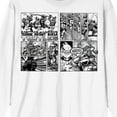 thumbnail image 2 of TMNT Comic Origins Comic Strip Art Crew Neck Long Sleeve White Adult Tee -Small, 2 of 7