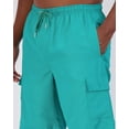 thumbnail image 3 of Real Essentials 3 Pack: Men's Swim Trunks with Cargo Pockets & Mesh Lining (Available in Big & Tall), 3 of 6