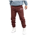 thumbnail image 1 of Zszcpp Work Pants Men Running Print Classic Design Sports Long Letter Outerwear Baisc Trousers Casual Trouser, 1 of 4