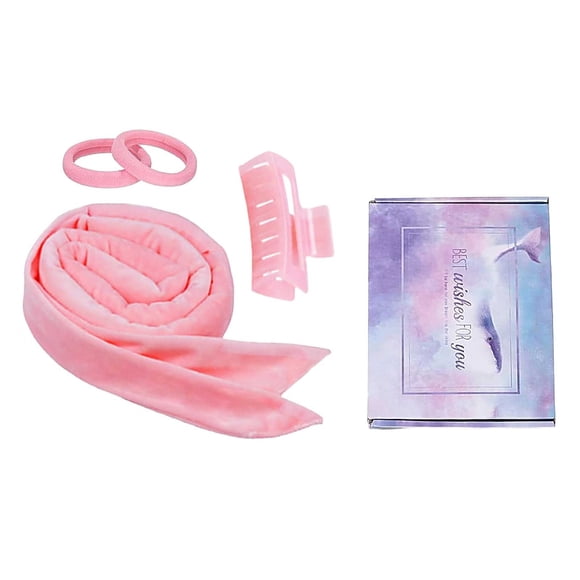 Hearth & Gear Heatless Curling Rod Headband Extra Long Heatless Curls Headband Soft Hair Curlers To Sleep In Hair Rollers No Heat Curls With Clips And Scrunchies Hair Accessories Products for Women
