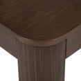 thumbnail image 4 of Plank+Beam Solid Wood Side Table, Modern Rounded Edge Slim Side Table for Living Room, 25", Walnut, 4 of 9
