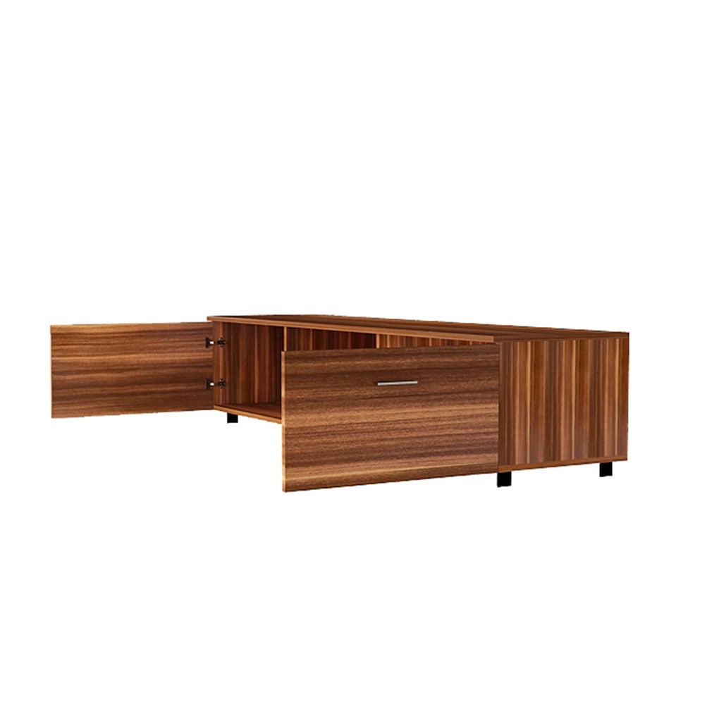 Irene Inevent TV Stand with 2 Doors for TVs up to 70", Brown