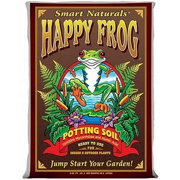Hydrofarm-foxfarm Foxfarm 2 CUFT Ready To Use Happy Frog Potting Soil Nutrient Rich & Fi