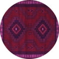 thumbnail image 1 of Ahgly Company Indoor Round Persian Pink Traditional Area Rugs, 3' Round, 1 of 4